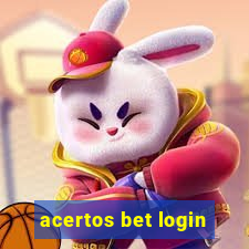 acertos bet login